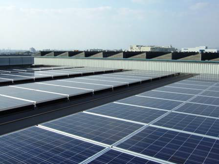 加古川工場の太陽光発電
