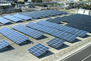 完成した茂原太陽光発電所