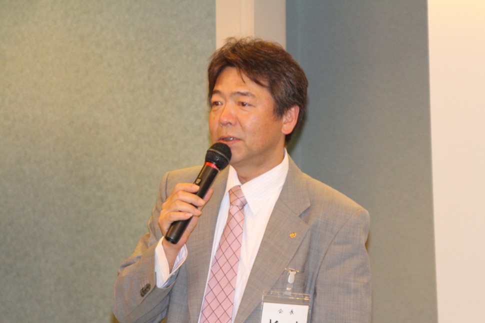 杉本会長のあいさつ