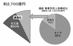 グラフ化工品事業の事業規模