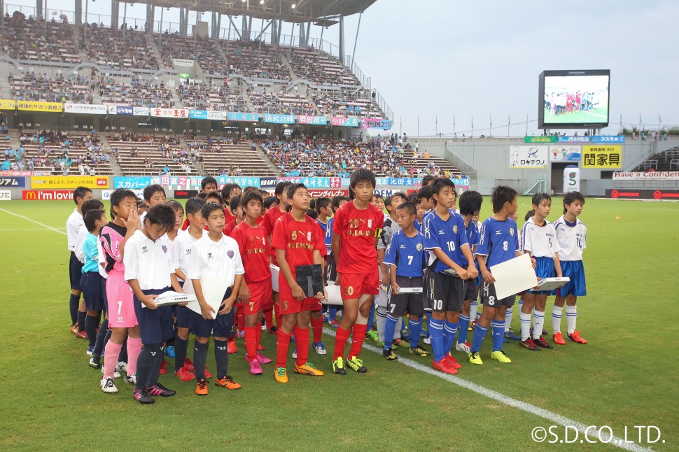 ブリヂストン杯少年サッカー大会（2013年）の様子