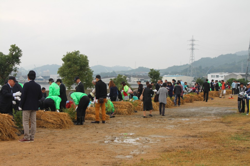 植樹祭のようす