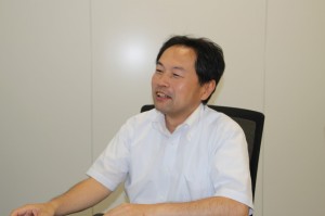 現況を語る森田　ブリヂストン　ベルト事業企画部長