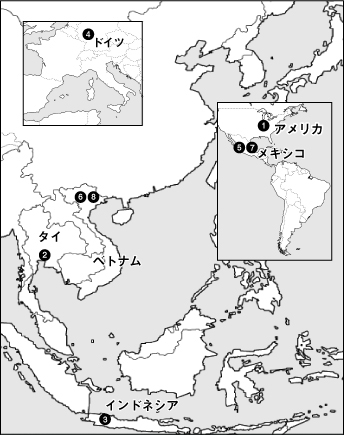 海外進出企業2017ｍａｐ