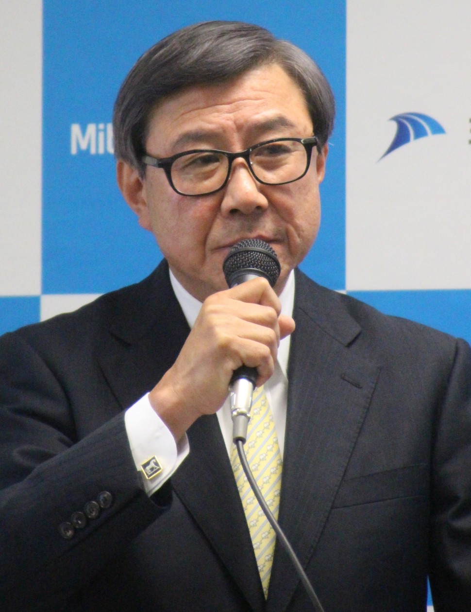 新中計の説明を行う淡輪社長