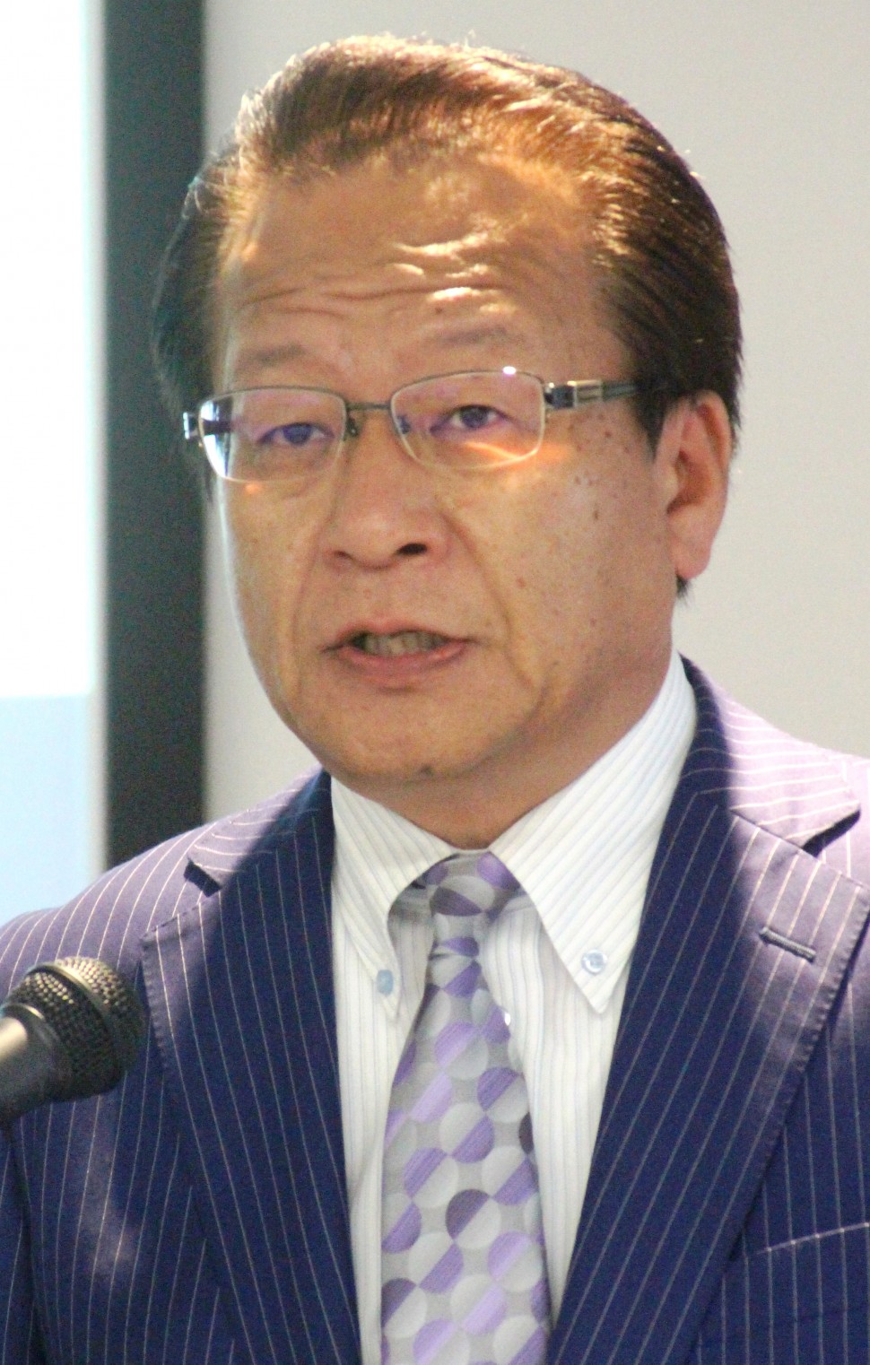 新中計の説明を行う森田社長