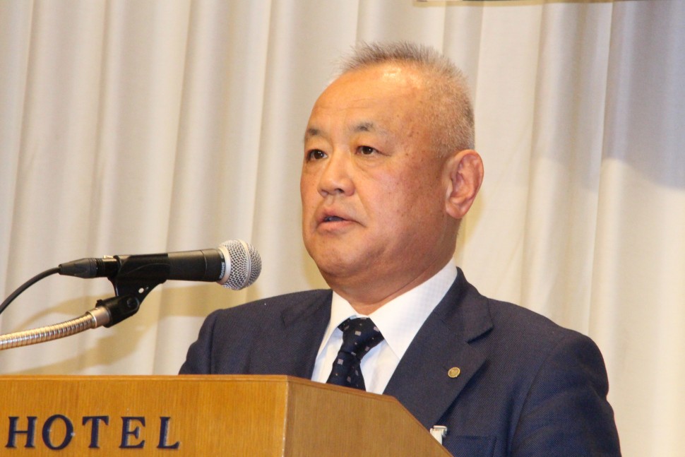 山上理事長のあいさつ