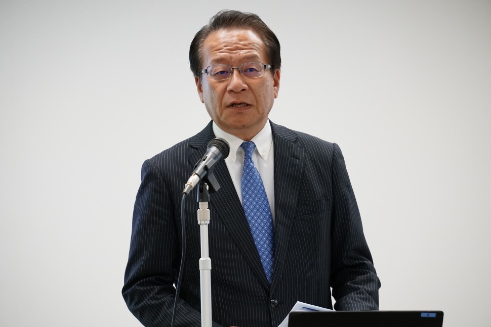 中計を説明する森田社長