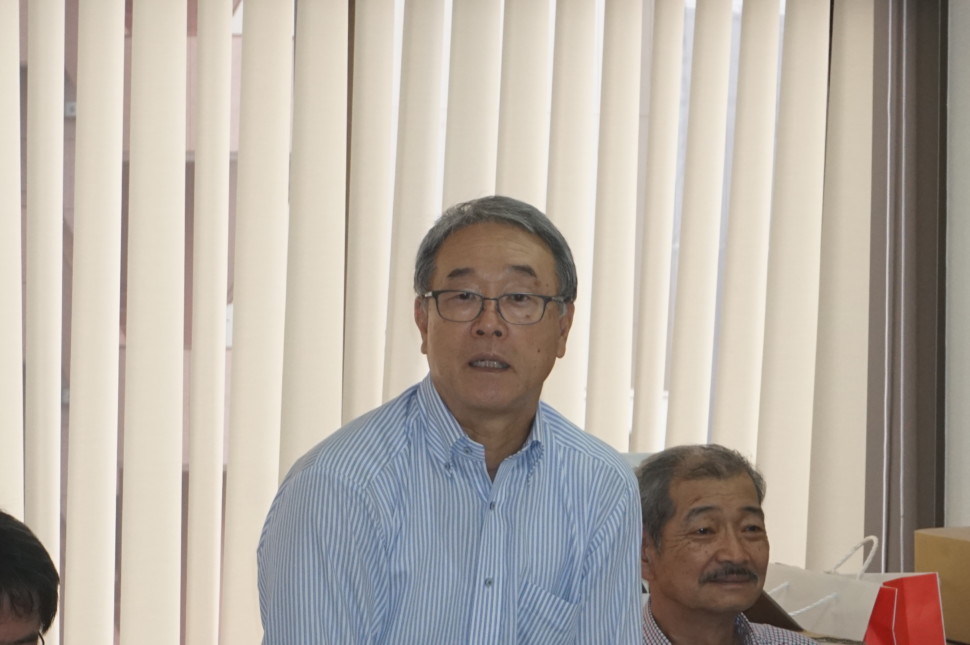 新発田大会委員長のあいさつ