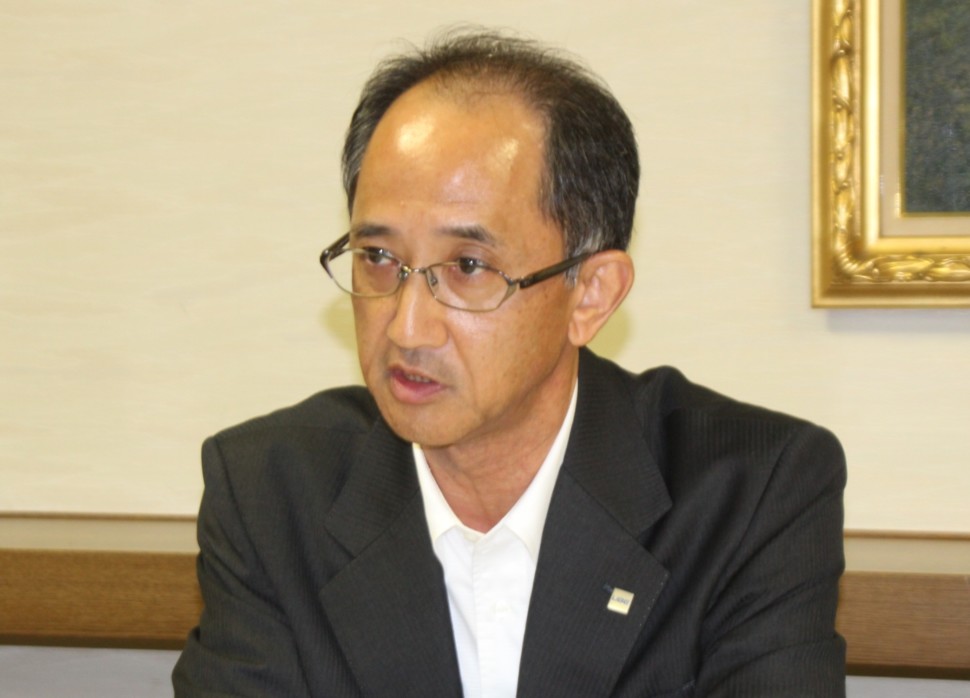 説明する藤井ＣＦＯ