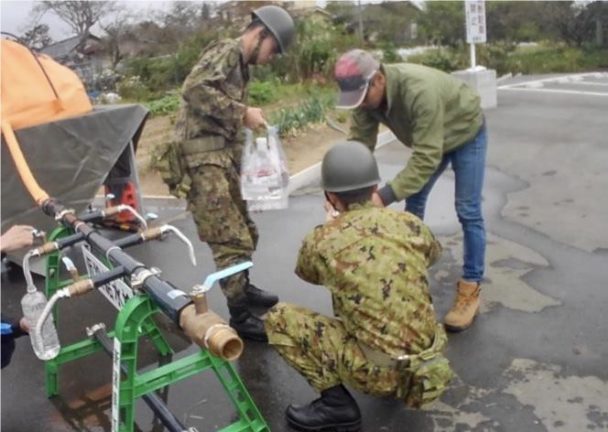 被災地支援の様子