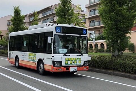 神姫バスの実証実験をサポート