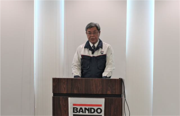 バンドー化学創立１１５周年　吉井社長、社員にメッセージ