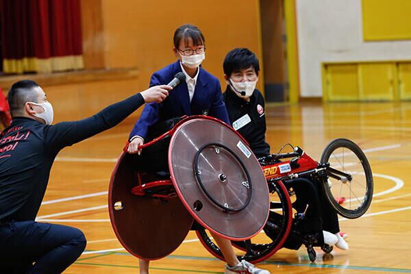 ブリヂストンがサポート発表　パラスポーツ体験型出前授業