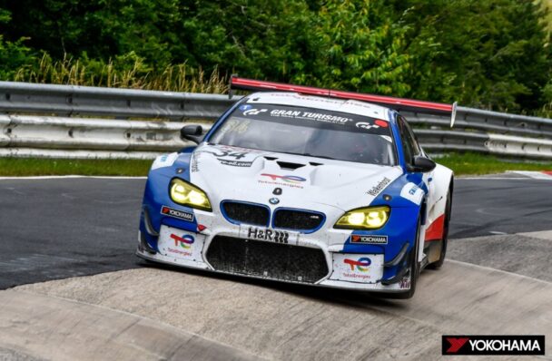 「ＮＬＳ」シリーズ第６戦で総合優勝した「ＢＭＷ　Ｍ６　ＧＴ３」