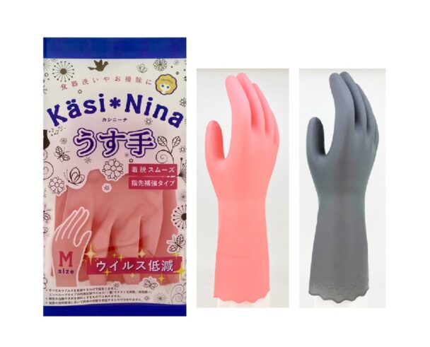 カシニーナに２種類追加　オカモトの家庭用手袋