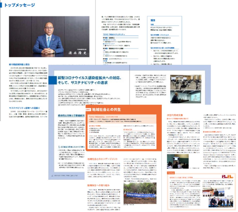 「Ｓｕｓｔａｉｎａｂｉｌｉｔｙ　Ｒｅｐｏｒｔ」 内容