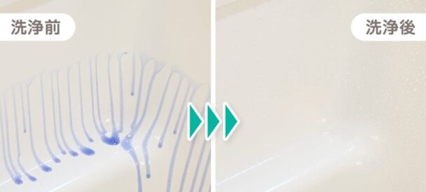 洗浄前後のイメージ