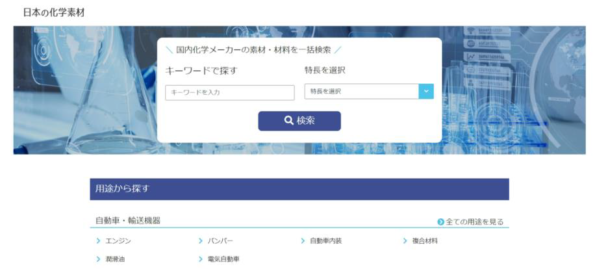 化学素材専門サイトを公開　三井化学、ＤＸで発信力強化　