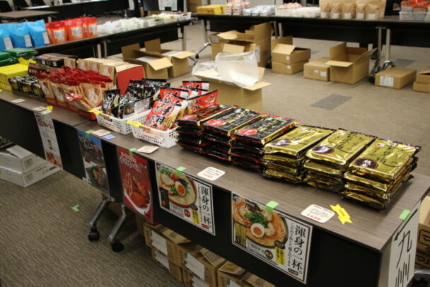 東北・九州の名産品(一部)