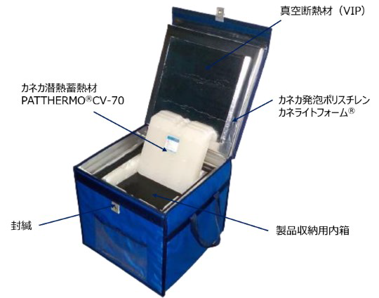 －60℃以下の定温輸送を実現　カネカ、潜熱蓄熱材を開発