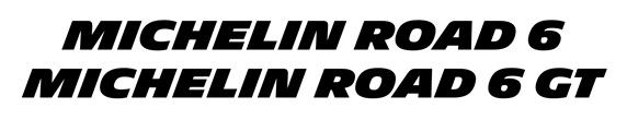 「ミシュラン・ロード６」「ミシュラン・ロード６ＧＴ」ロゴ