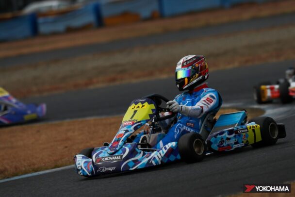 全日本カート選手権OK部門に参戦したDrago Corseの渡会太一選手(2021年)