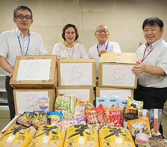 寄付した食品の一部