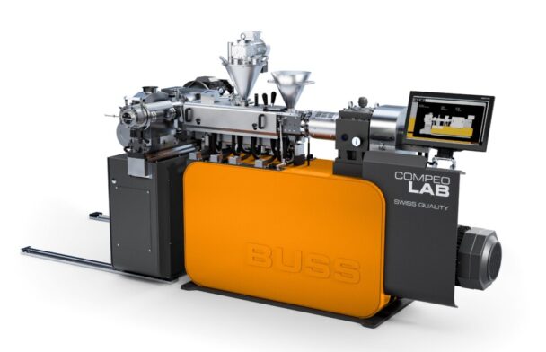 ゴム用機械特集　ブッス・ジャパン　コンペオ小型版コンペオラボに注力　試作テスト用として提案