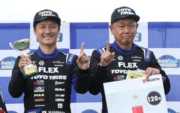 ＴＯＹＯ　ＴＩＲＥのオープンカントリー装着車両　「ラリー北海道」クラス優勝