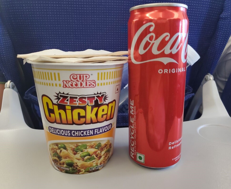 インドでの機内食