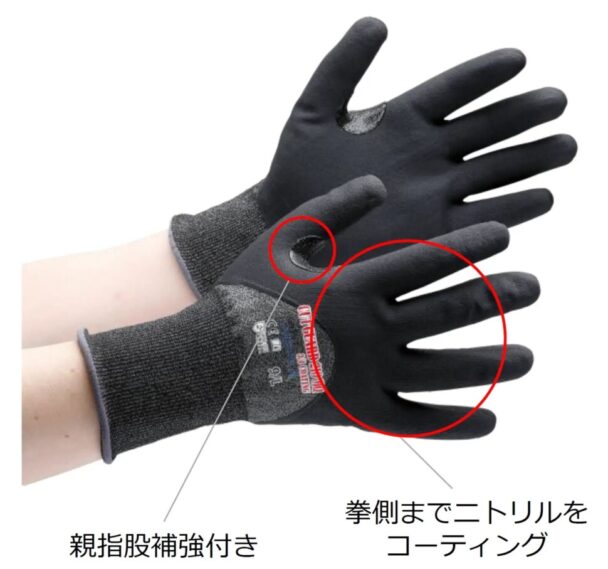 ミドリ安全が発売　保護力強化した耐切創性作業用手袋