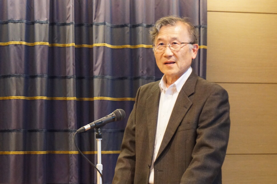 畑中会長のあいさつ