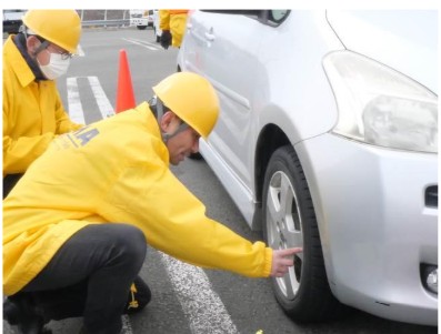 輪厚ＰＡでの点検状況