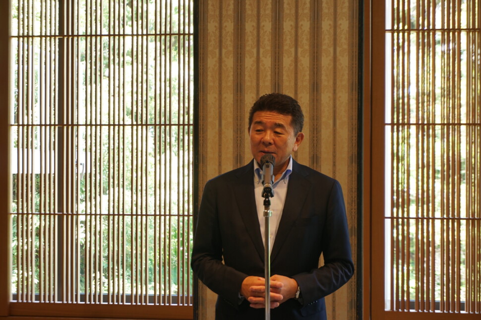 西井会長のあいさつ