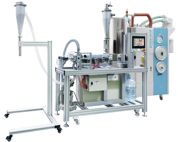 プラスチック機械特集　松井製作所　成形工場のリペレット化を支援　各種装置を完備した「テックラボ」開設