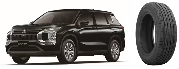 左アウトランダーＰＨＥＶ、右オープンカントリーエイチティー
