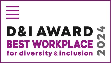 「Ｄ＆Ｉ　ＡＷＡＲＤ　２０２４」の最高評価｢ベストワークプレイス｣認定を表すロゴマーク