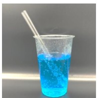 生分解性ストローの使用例