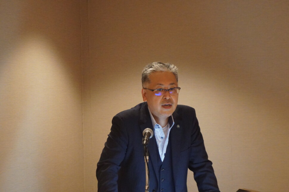藤元新会長の挨拶