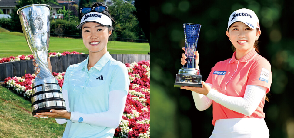 写真左から、グレース・キム選手、内田ことこ選手