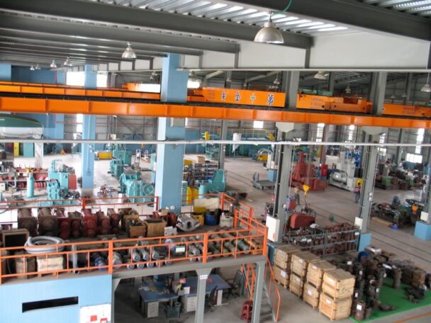 販売注力するニーダーマシナリー工場内