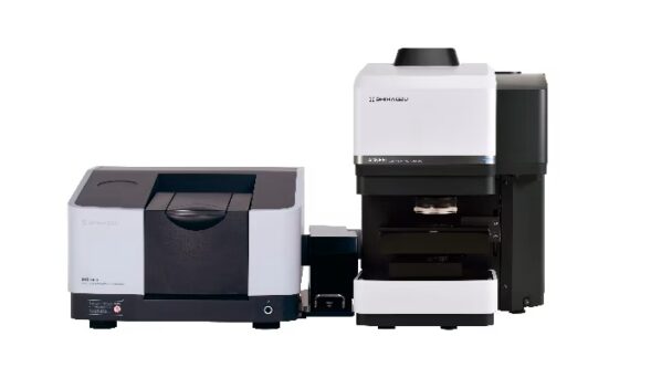 フーリエ変換赤外分光光度計と接続した赤外顕微鏡