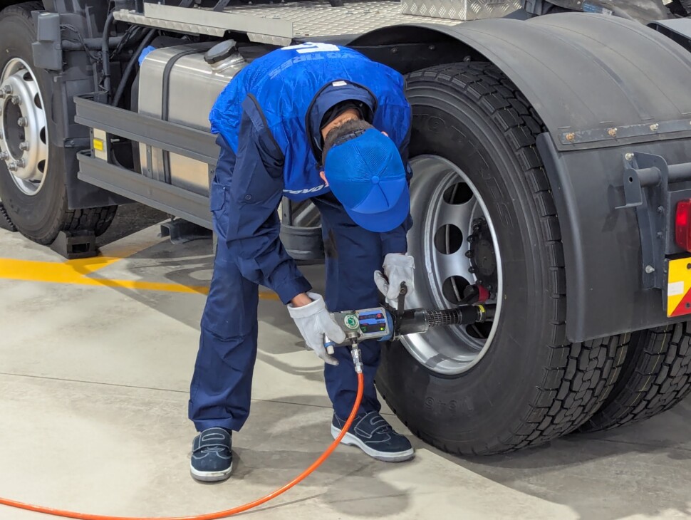 実技試験のようす