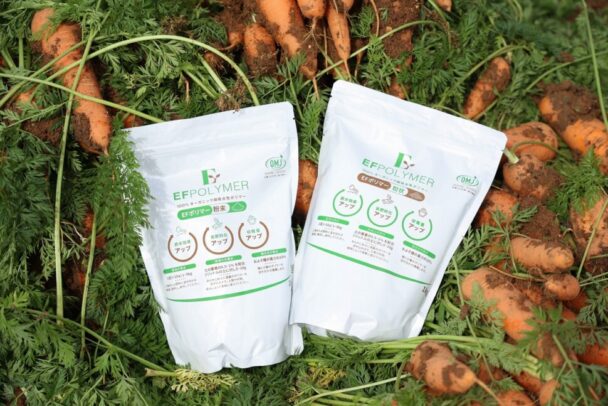 イーエフポリマーが開発する自然由来の超吸水性ポリマー