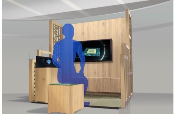 バイタルセンサーで未来の健康管理を疑似体験