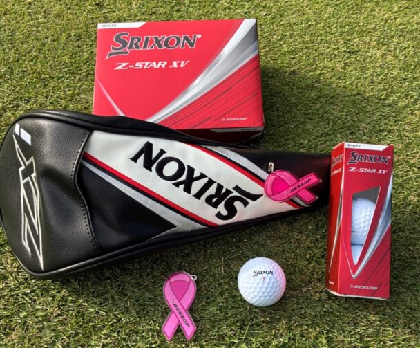 バッジとダンロップゴルフ用品