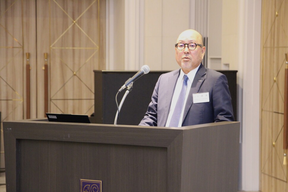 清水会長の挨拶