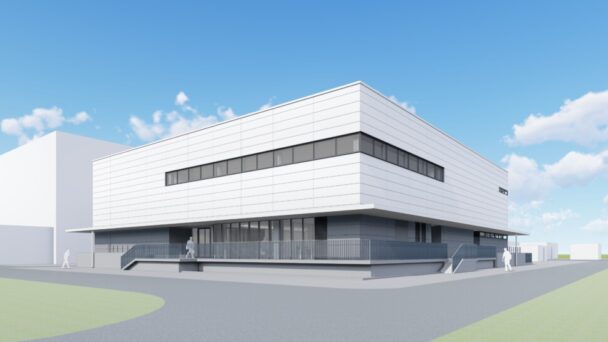 新研究棟の完成イメージ図