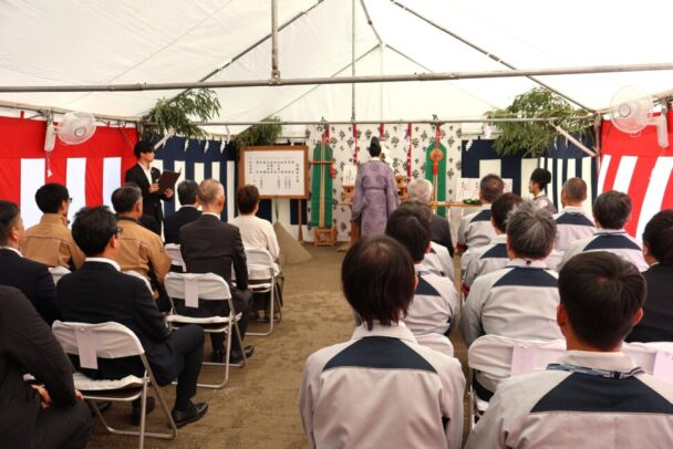 実施された地鎮祭